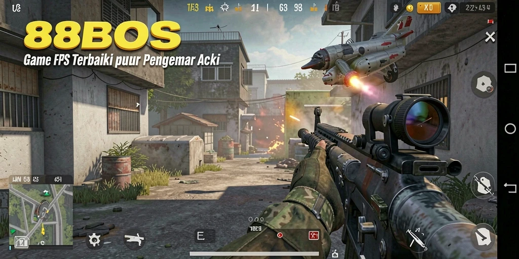 Tampilan gameplay <strong>88BOS</strong> yang penuh aksi dan menegangkan.