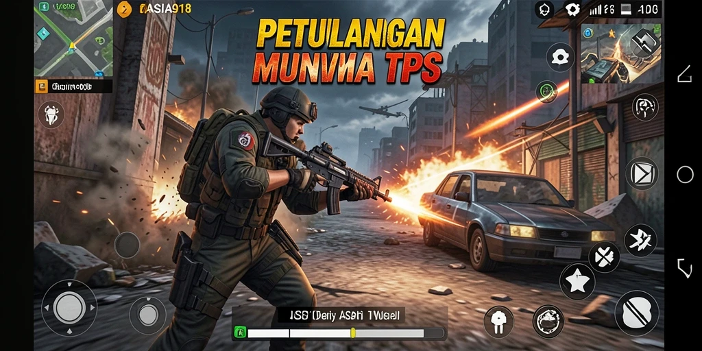 Tampak gameplay seru dalam ASIA918 saat pertempuran sedang berlangsung.