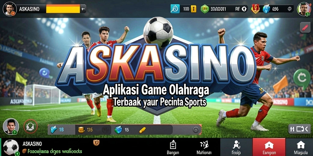 Tampilan gameplay seru dari ASKASINO dengan aksi olahraga yang mendebarkan.