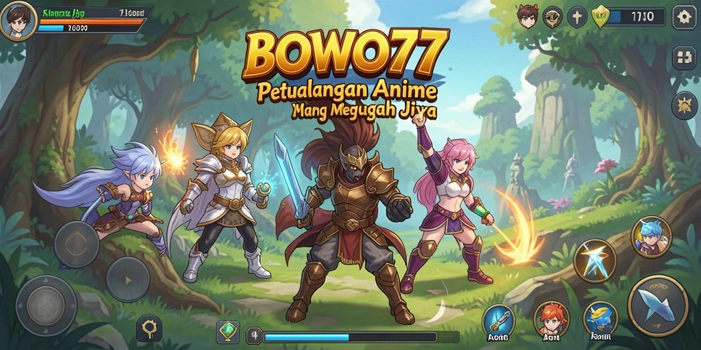 Tampilan gameplay seru di BOWO77 dengan grafis Anime yang memukau.