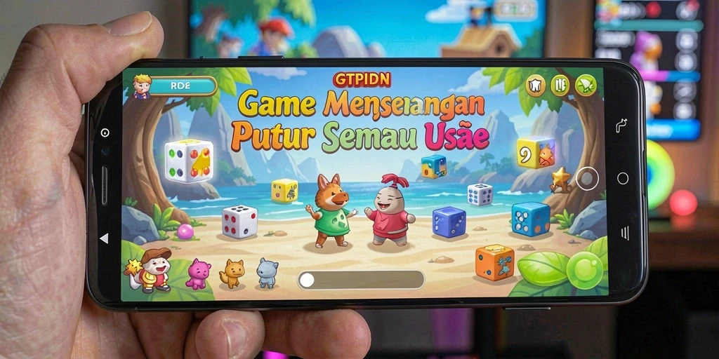 Tampilan unik dan menarik dari gameplay GTPIDN yang menantang.