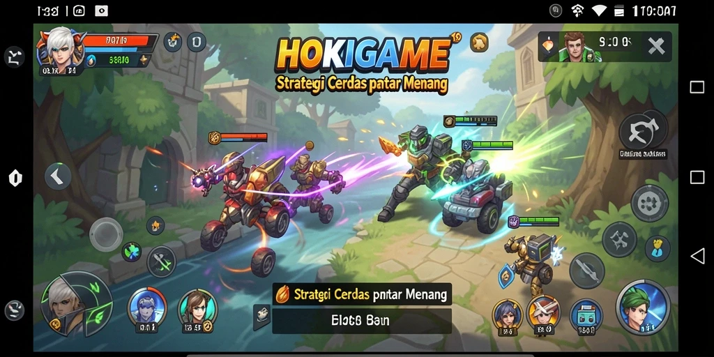 Tampilan gameplay HOKIGAME yang penuh strategi.