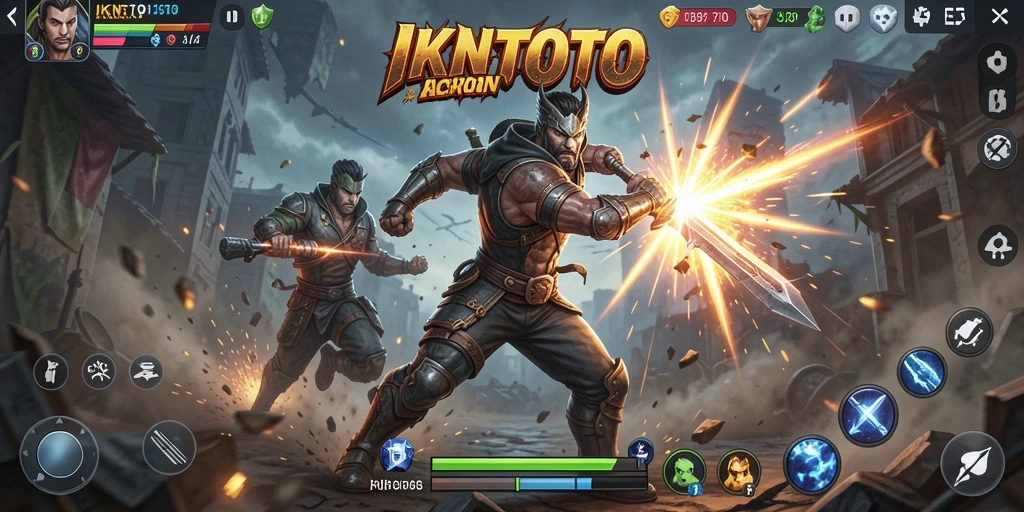 Tampilan seru gameplay IKNTOTO dengan aksi intens dan grafik memukau.