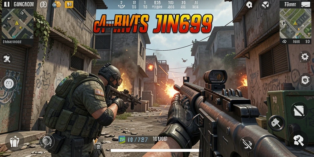 Gameplay intens JIN69 dengan aksi menegangkan di setiap sudut.