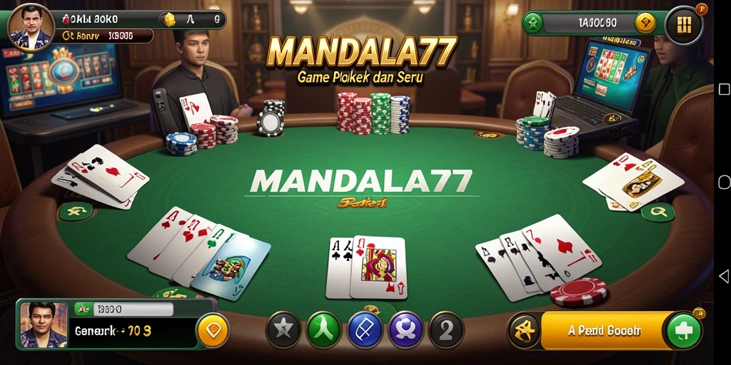 Tampilan gameplay MANDALA77 yang seru dan interaktif.
