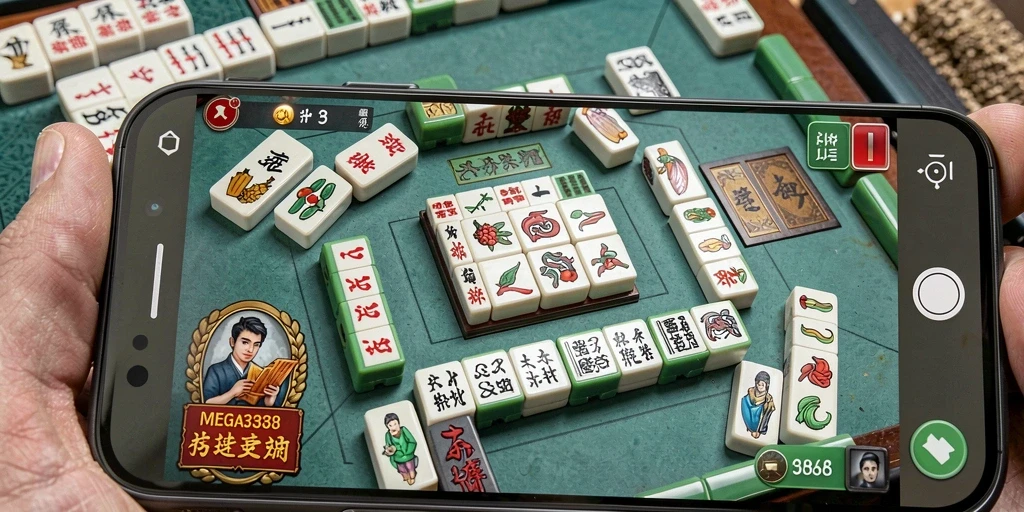 Tampilan gameplay Mahjong yang mengasyikkan di MEGA338.