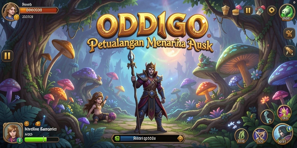 Tampilan gameplay ODDIGO yang mengasyikkan di dunia petualangan.