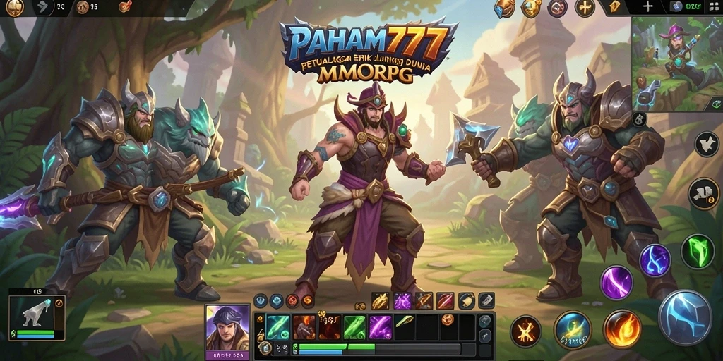 Tampilan gameplay seru di dunia fantasy PAHAM777.