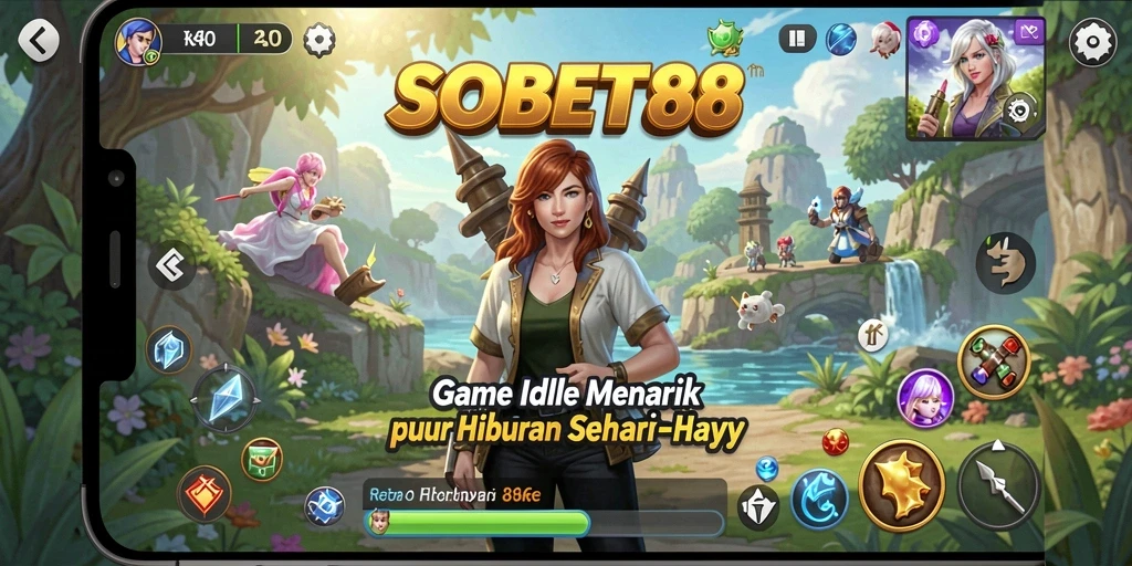 Screenshot menunjukkan pemain mengelola aset dalam SOBET88 dengan antarmuka yang menarik.