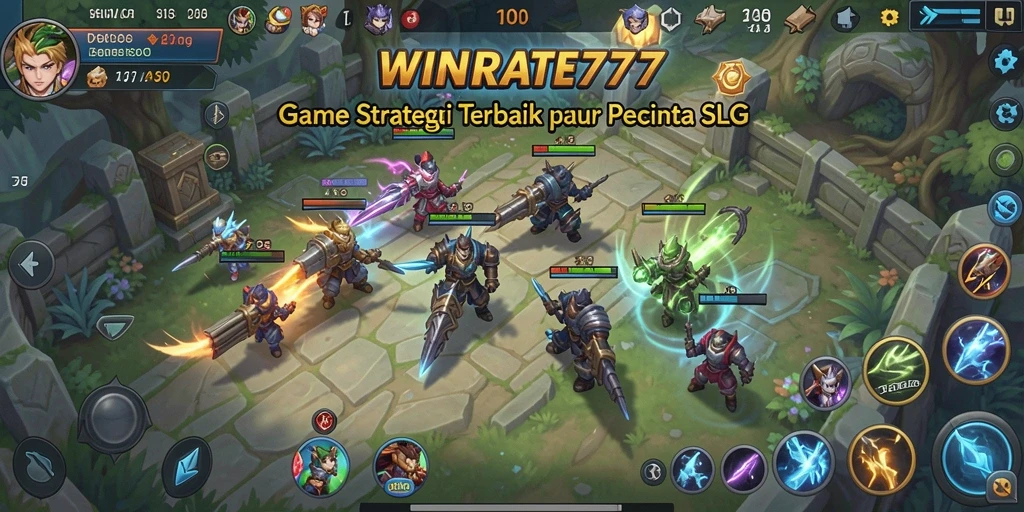 Tampilan menakjubkan dari gameplay strategis WINRATE777.